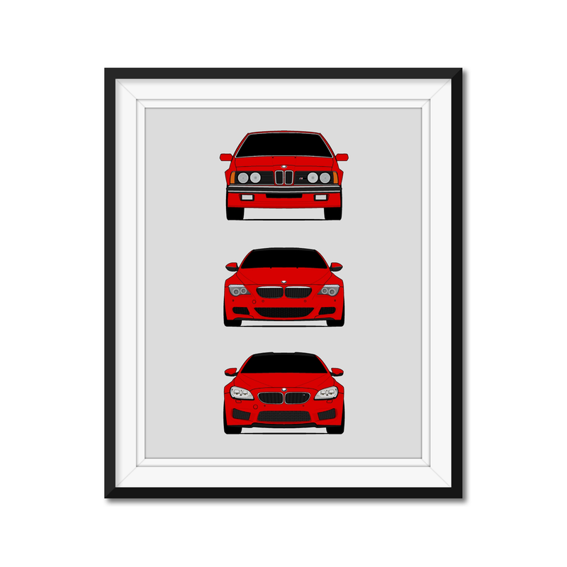 BMW M6 Generations