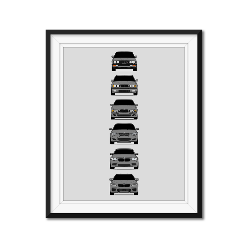 BMW M5 Generations