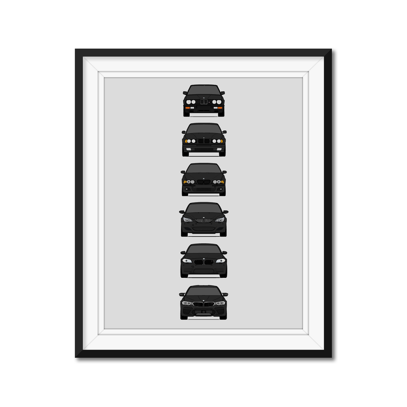 BMW M5 Generations