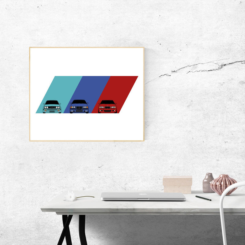 BMW M3 E30 E36 E46 M Power Generations