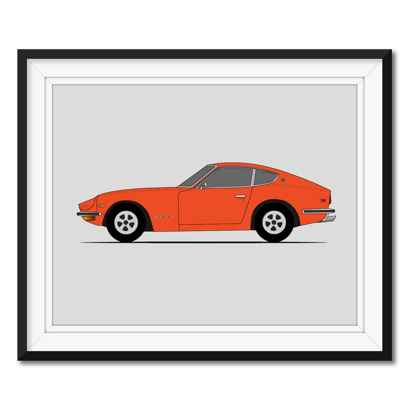 Datsun Nissan 240Z (1970-1973) Car (Side)