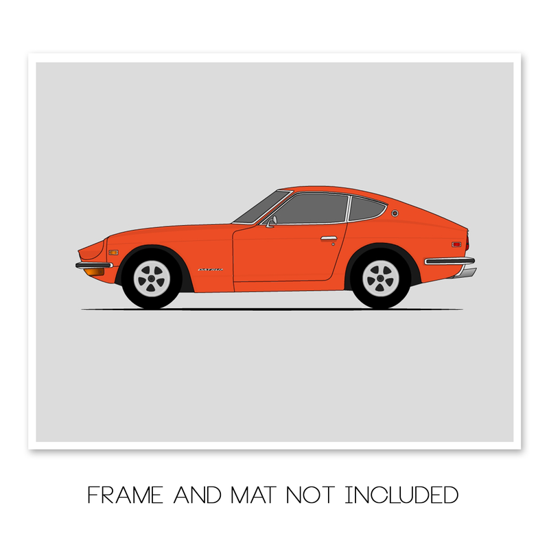 Datsun Nissan 240Z (1970-1973) Car (Side)