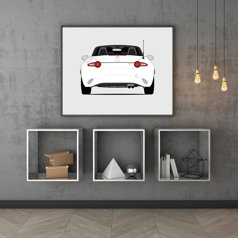 Mazda Miata MX-5 ND (2015-Present) (Rear) Poster