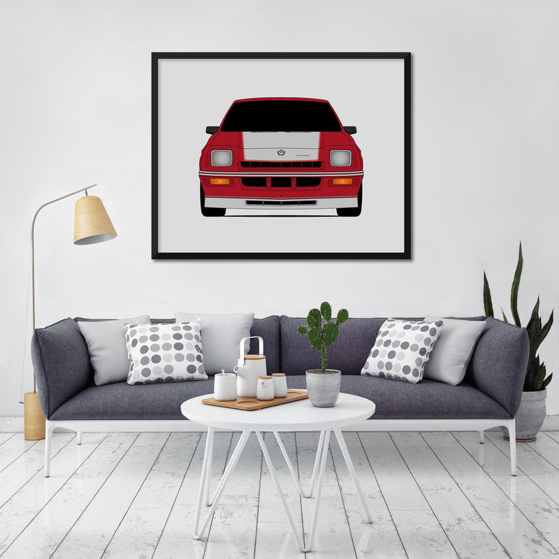 Dodge Charger Shelby (1982-1987) Gen 5 Poster