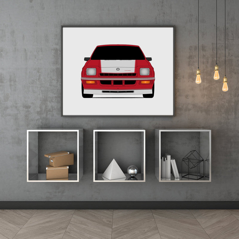 Dodge Charger Shelby (1982-1987) Gen 5 Poster