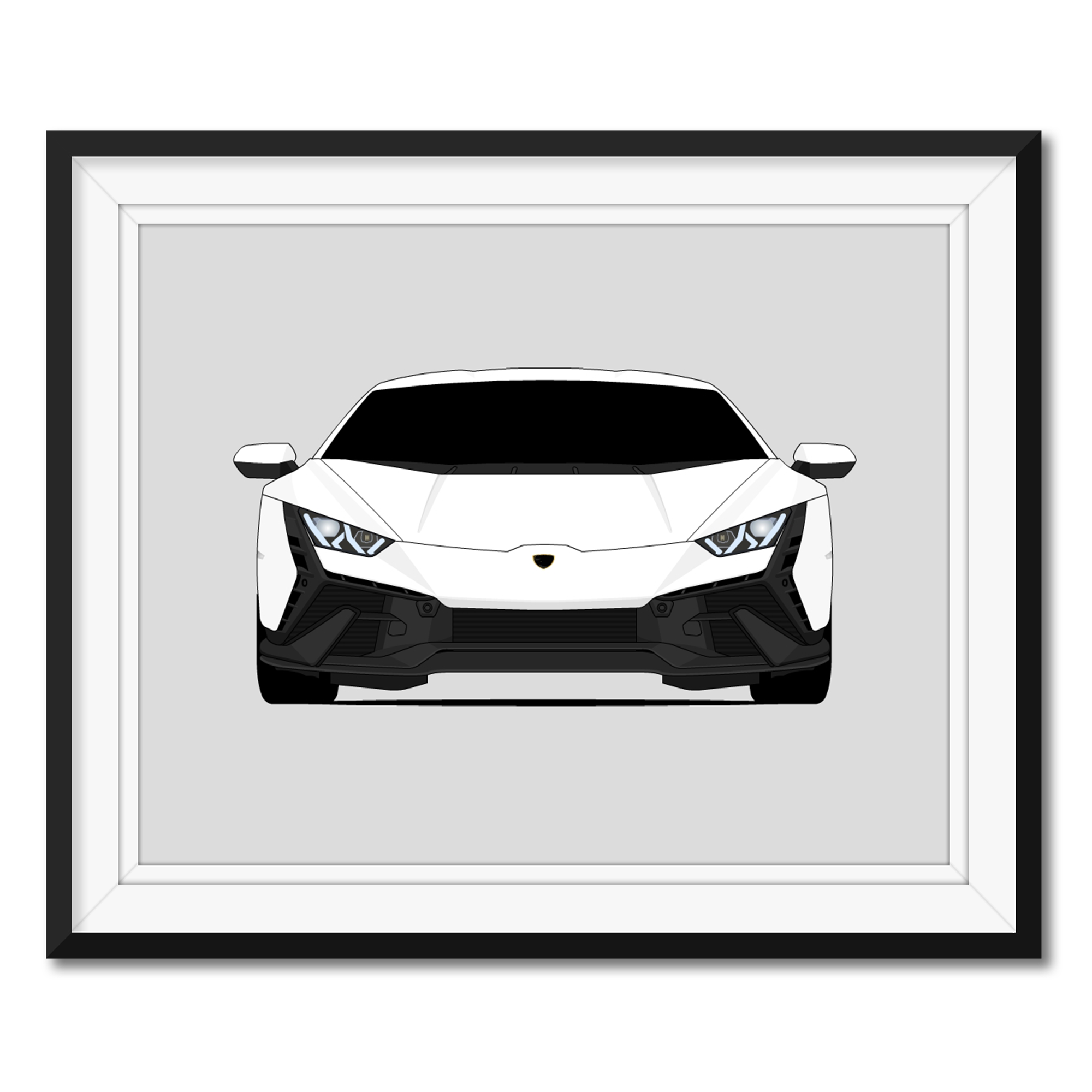 Lamborghini Huracan Tecnica (2022-Present) Car Poster – Custom Car Posters