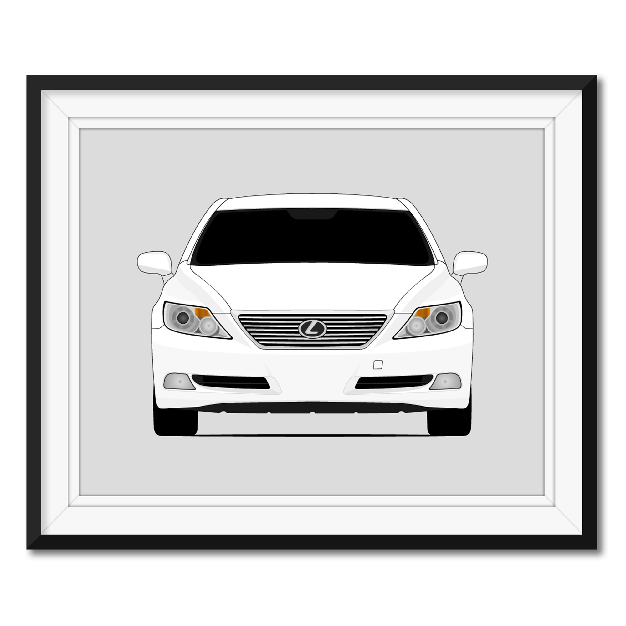 Lexus LS460 (2007-2009) XF40 Poster