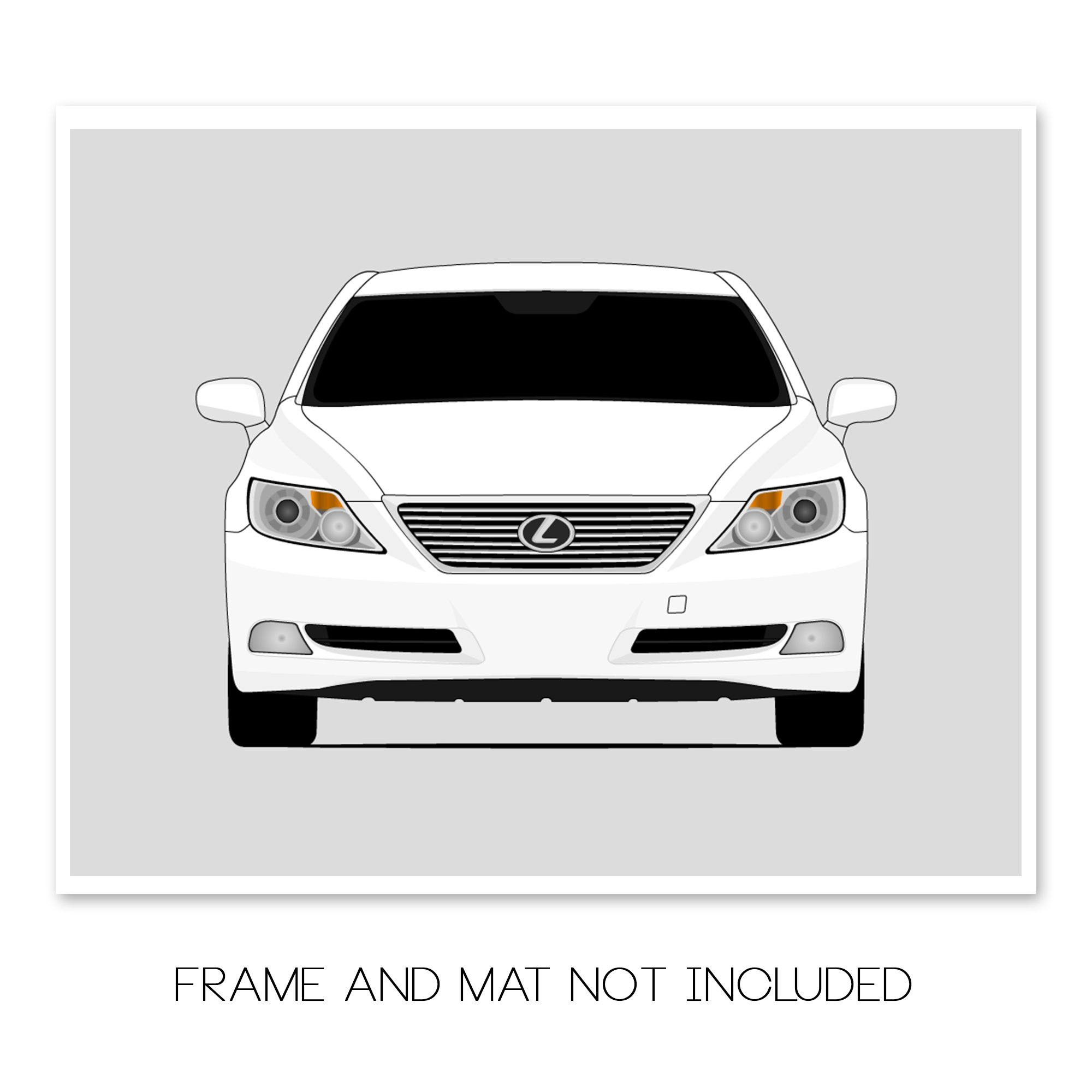 Lexus LS460 (2007-2009) XF40 Poster