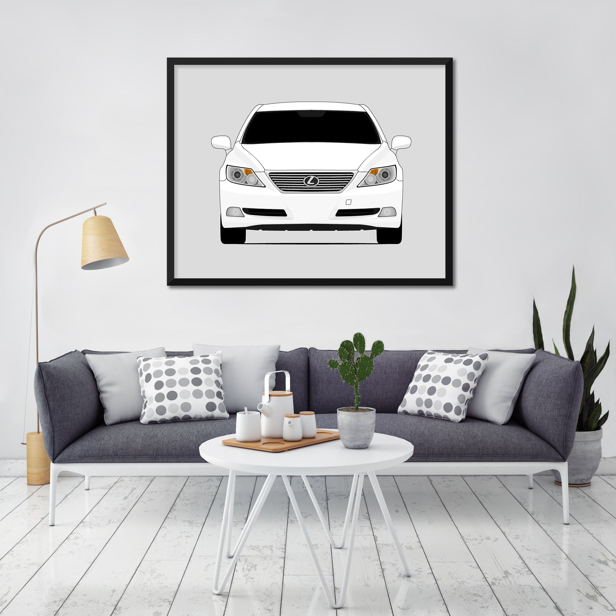 Lexus LS460 (2007-2009) XF40 Poster