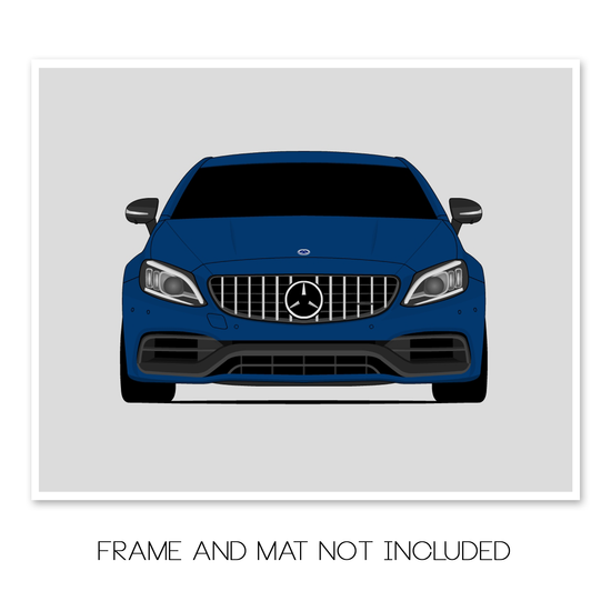 Mercedes-Benz C63S W205 Coupe (2019-2021) Poster