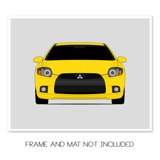 Mitsubishi Eclipse 4G (2009-2011) 4th GEN Facelift Poster