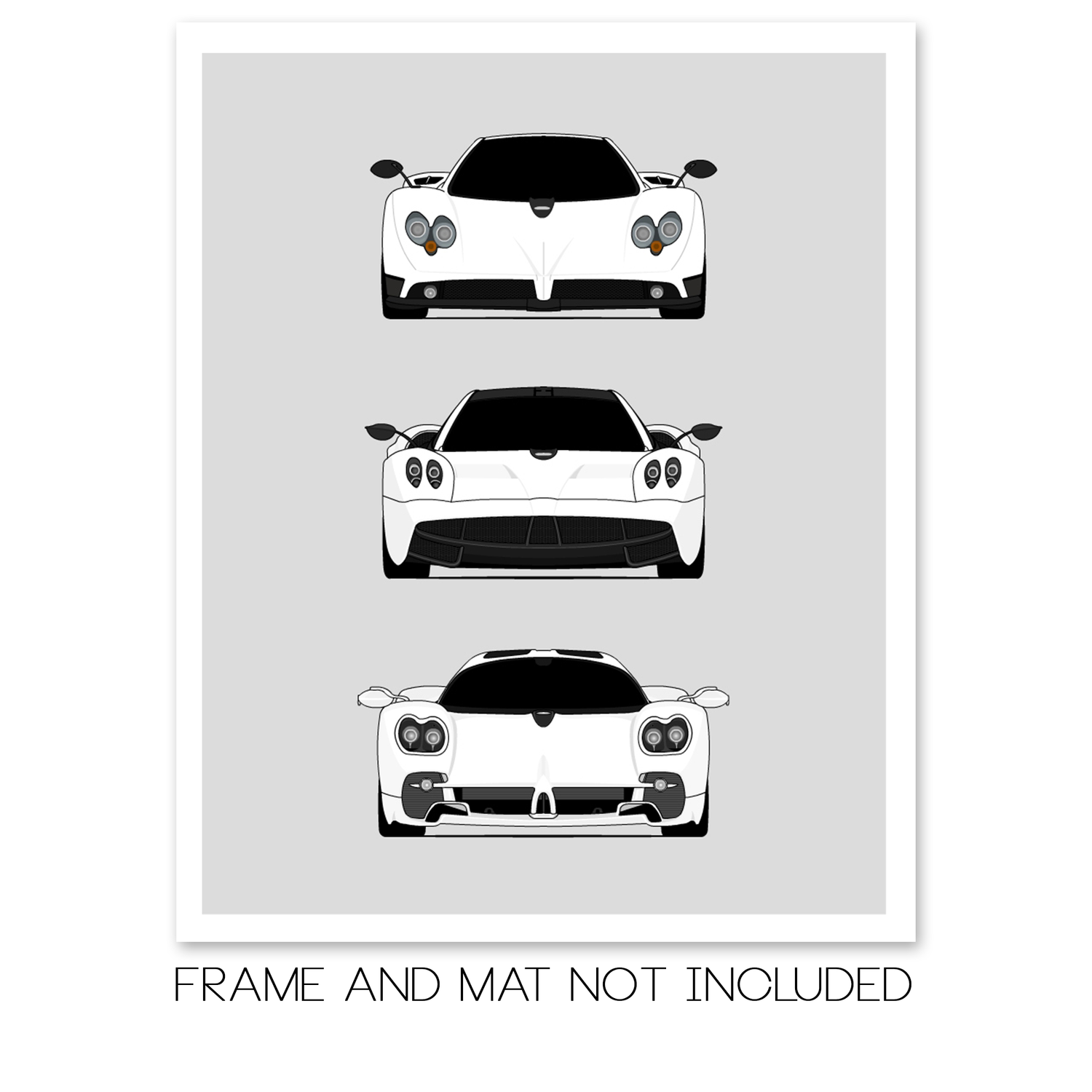 Customizable Version: Pagani Zonda Huayra Generations