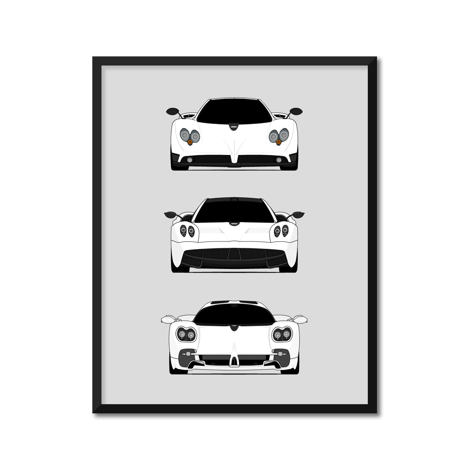 Customizable Version: Pagani Zonda Huayra Generations