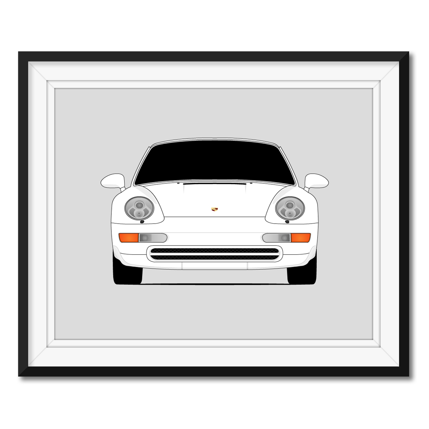 Porsche 911 Carrera RS (1995-1996) 993 Poster
