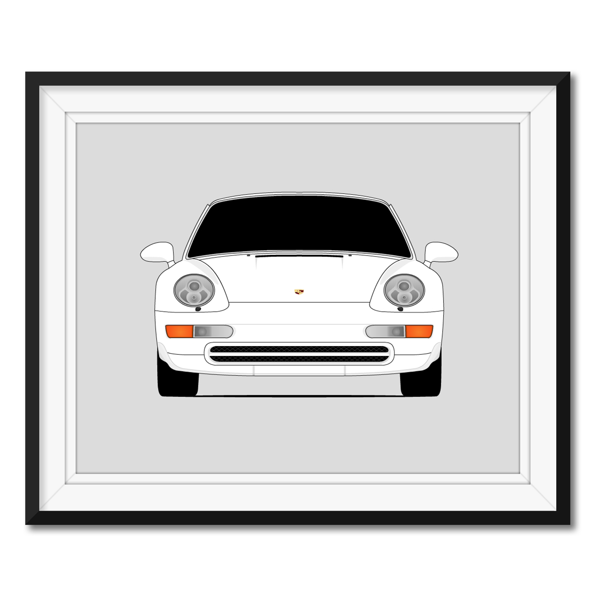 Porsche 911 Carrera RS (1995-1996) 993 Poster
