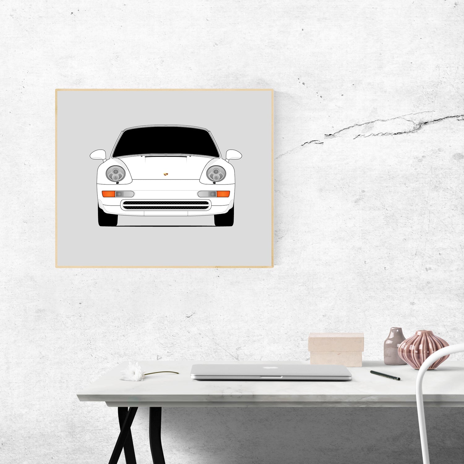 Porsche 911 Carrera RS (1995-1996) 993 Poster