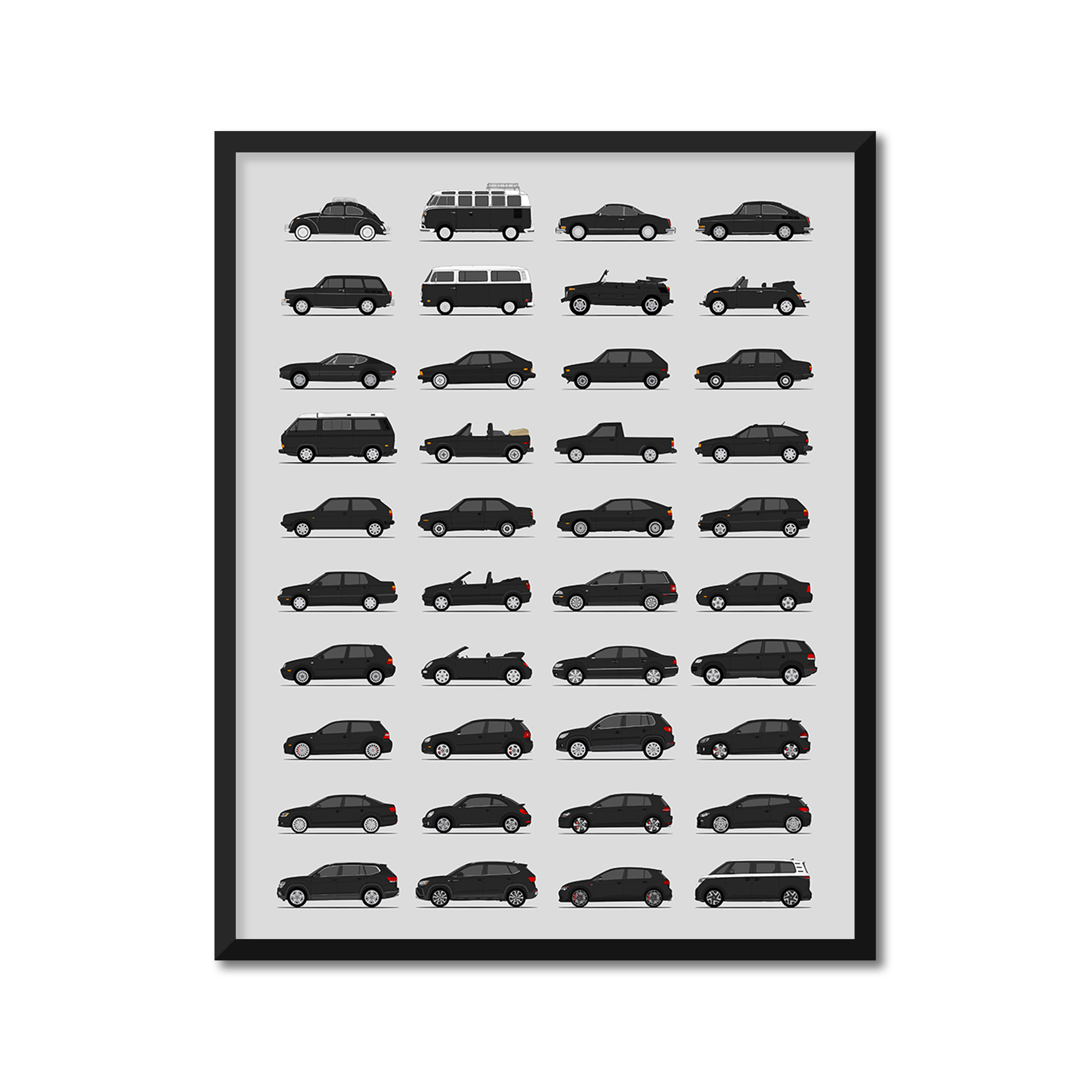 Volkswagen VW Generations (Side Profile)