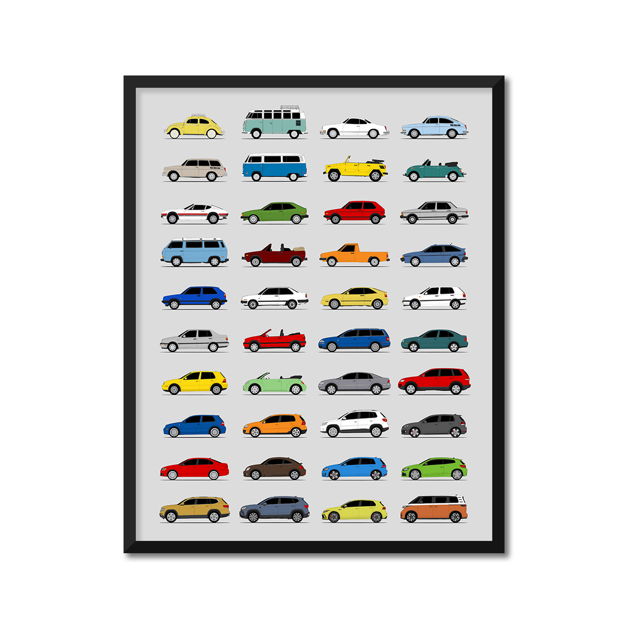 Volkswagen VW Generations (Side Profile)