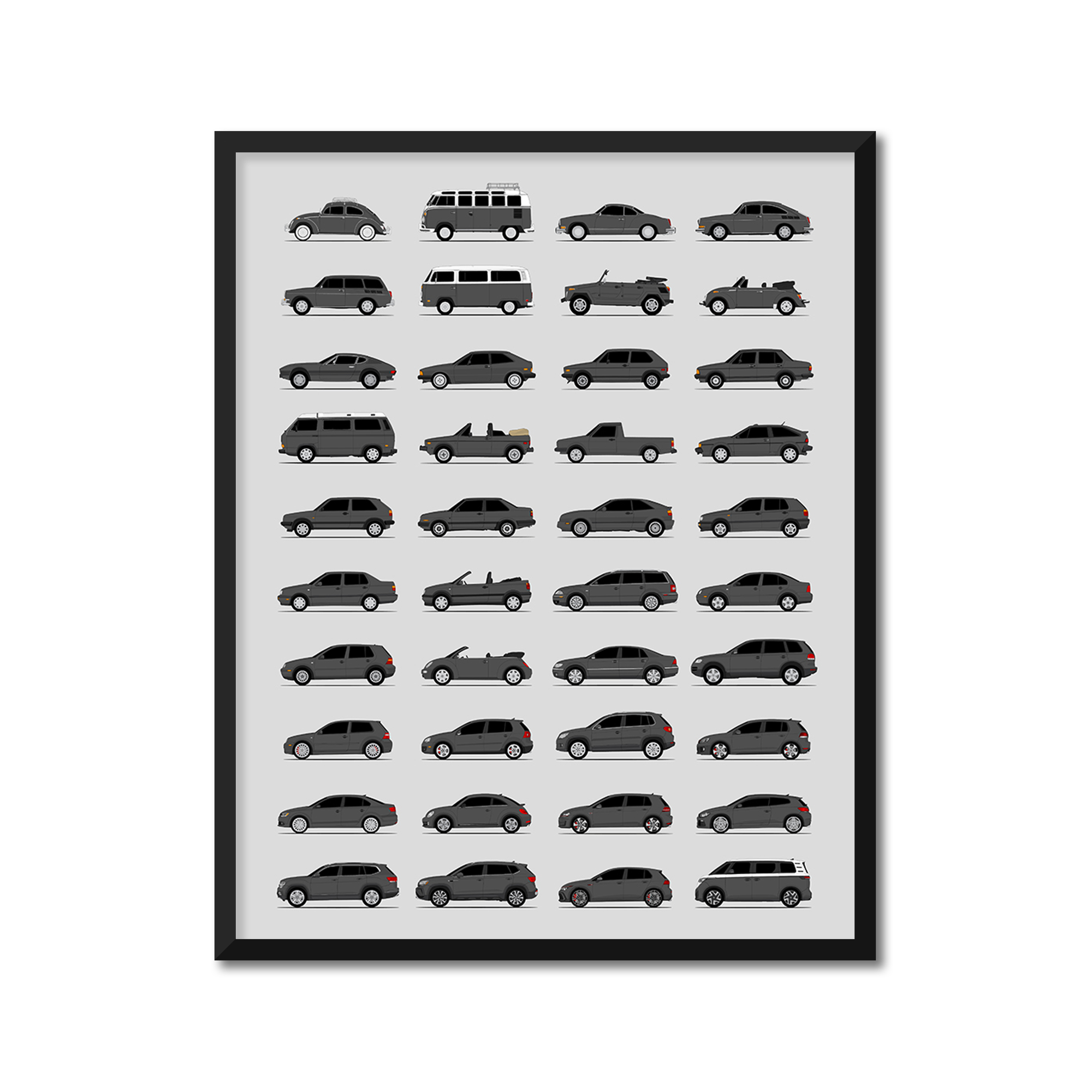 Volkswagen VW Generations (Side Profile)