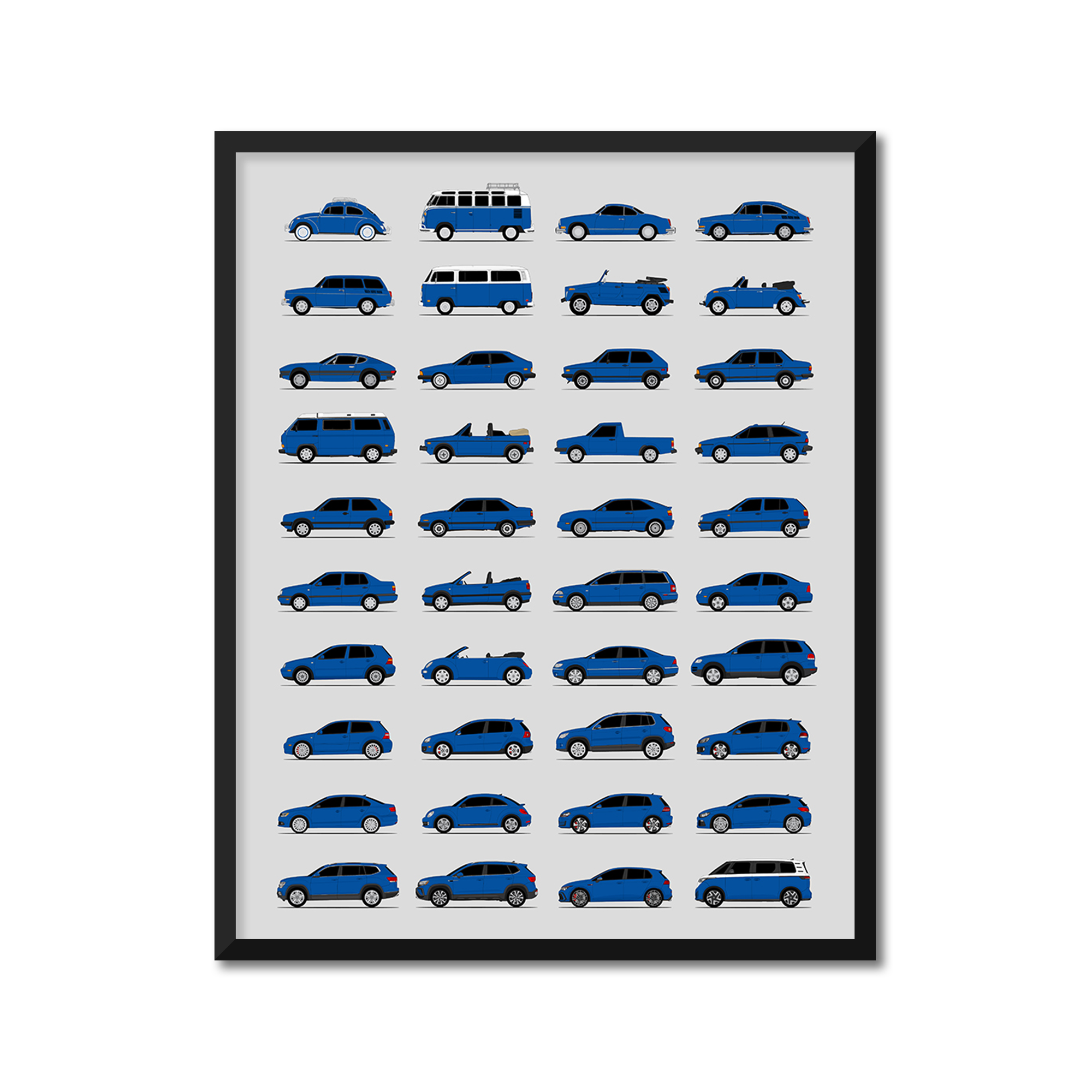 Volkswagen VW Generations (Side Profile)