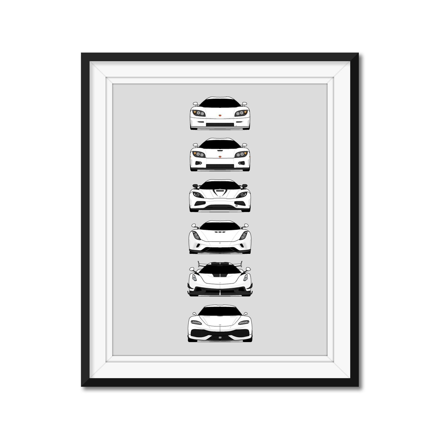 Customizable Version: Koenigsegg Generations