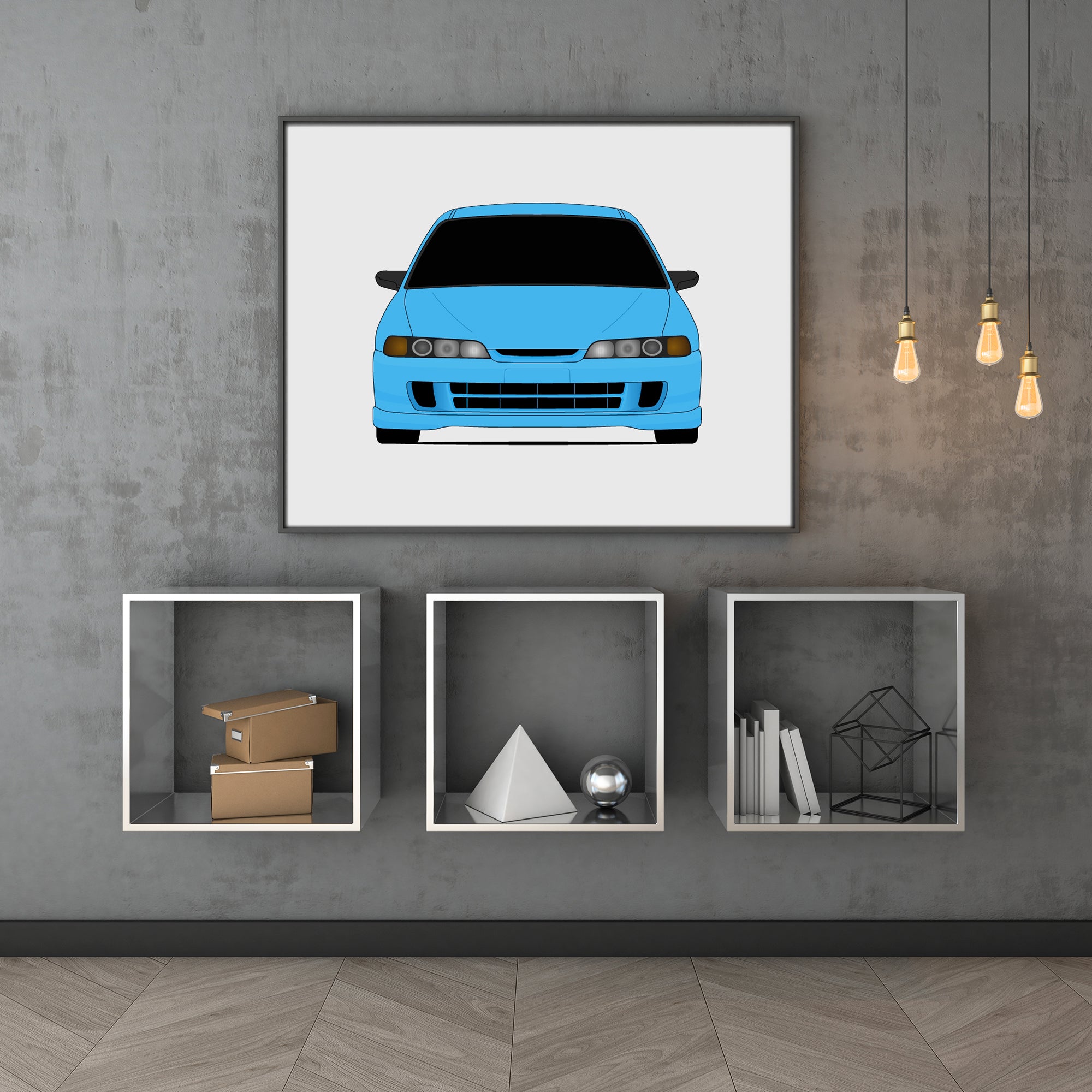 Acura Integra JDM Fast and Furious DC2 (1995-2001) 3rd Generation Poster
