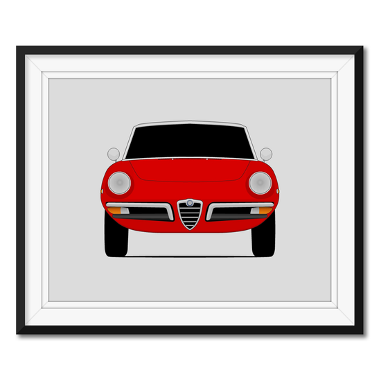 Alfa Romeo Spider Duetto Series 1 (1966-1969) Poster