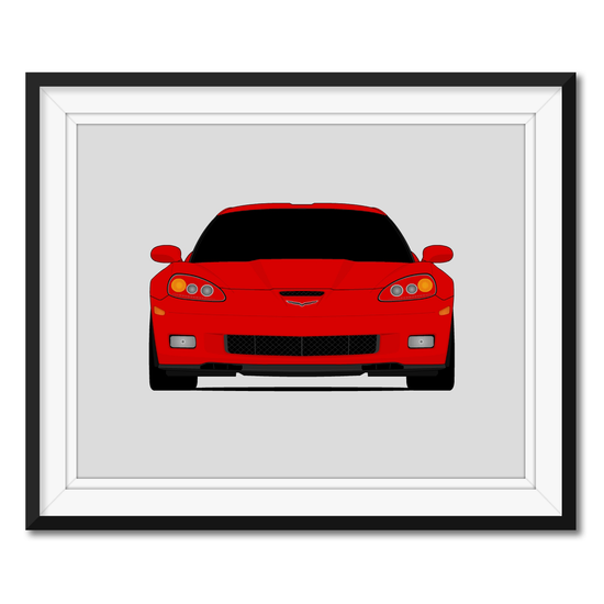 Chevy Corvette Z06 C6 (2005-2013) 6th Generation Poster