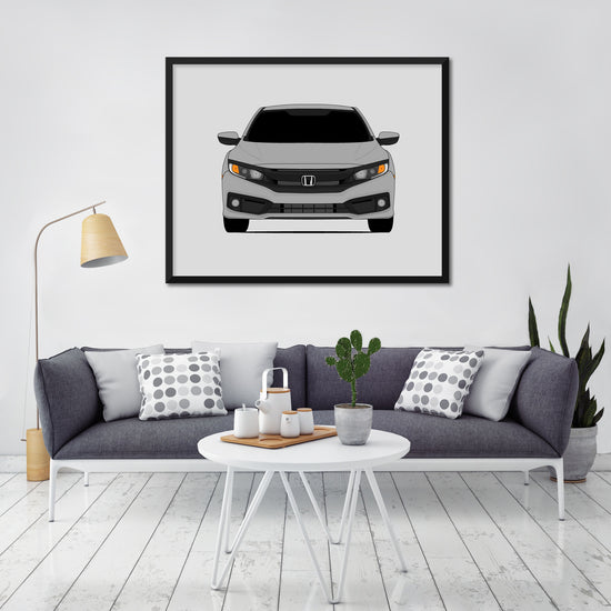 Honda Civic (Coupe) (2019-2021) 10th Generation Poster