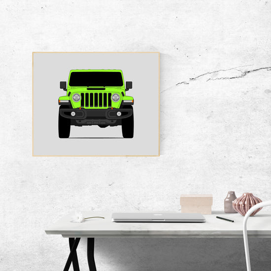 Jeep Gladiator Mojave JT (2020-Present) Poster