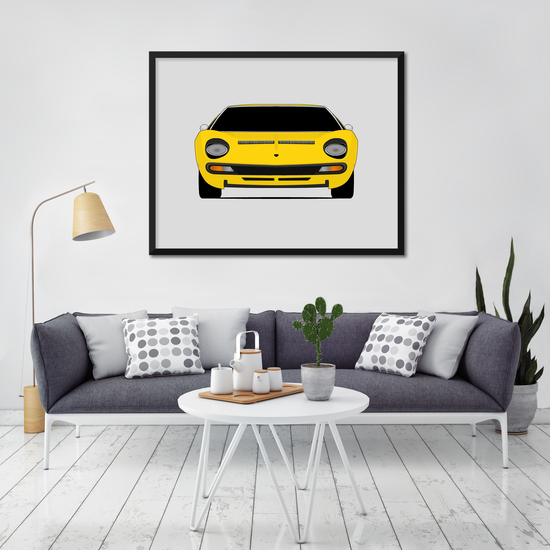 Lamborghini Miura (1966-1973) Poster