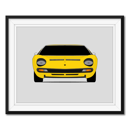 Lamborghini Miura (1966-1973) Poster