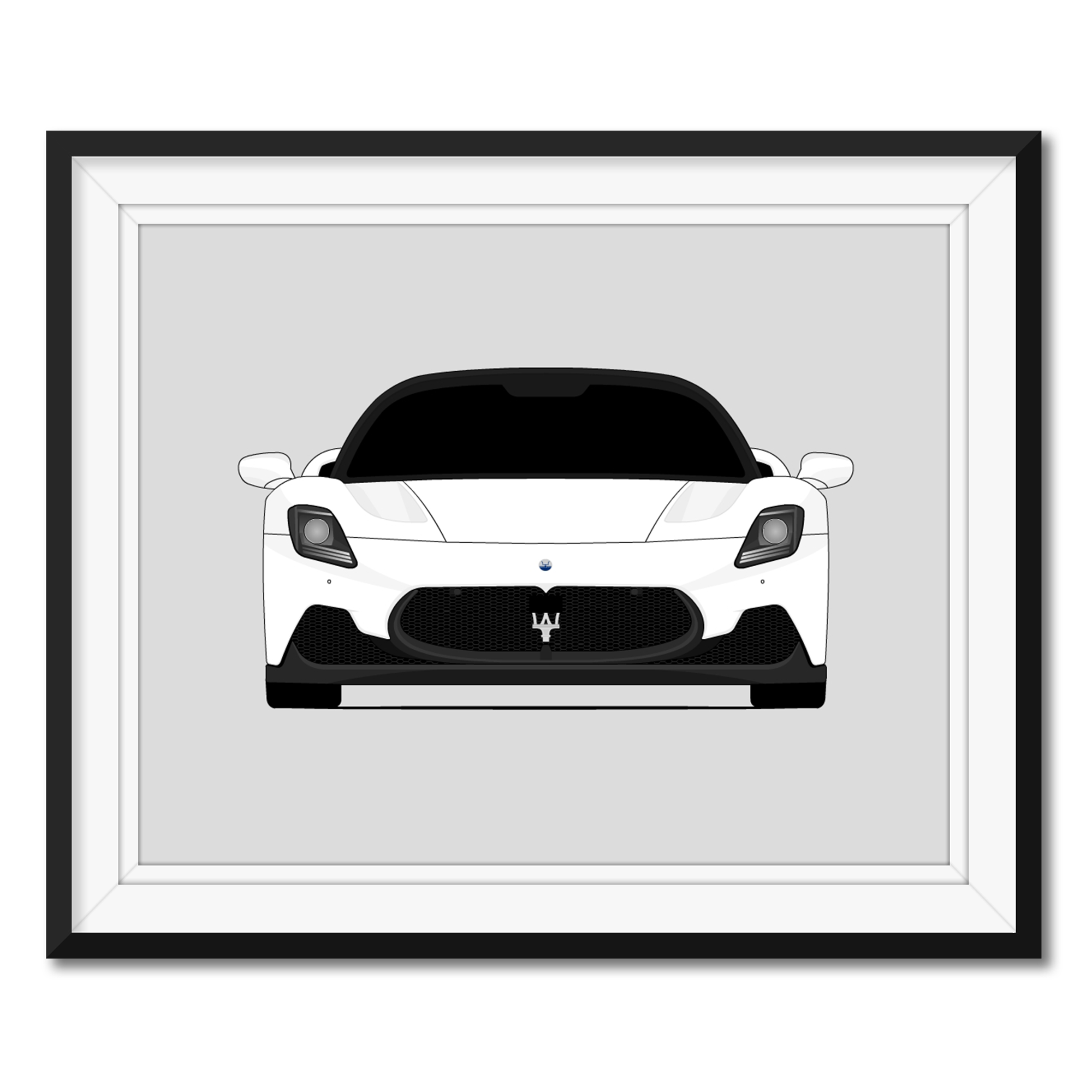 Maserati MC20 (2020-Present) Car Poster – Custom Car Posters