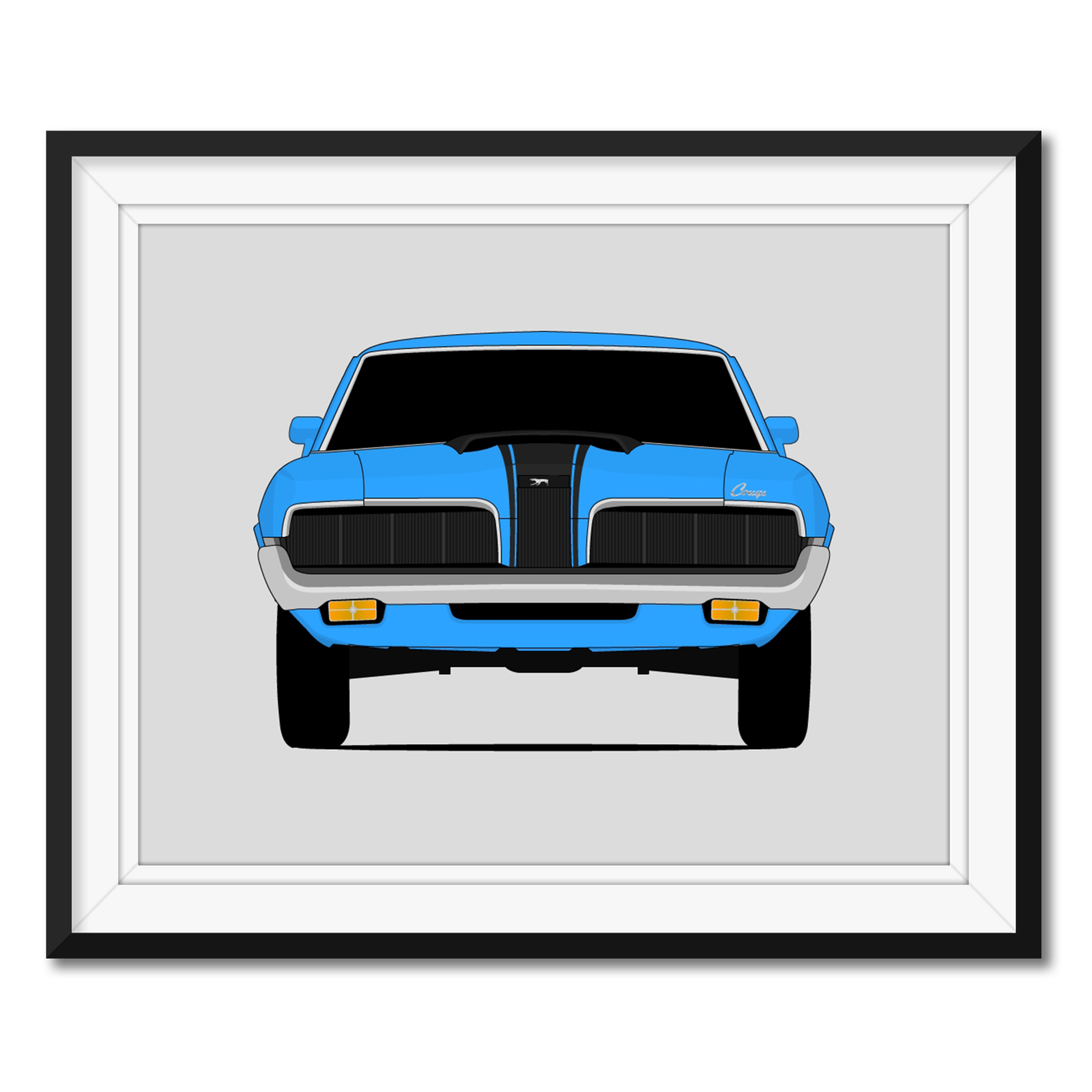 Mercury Cougar (1969-1970) 1st Generation Poster