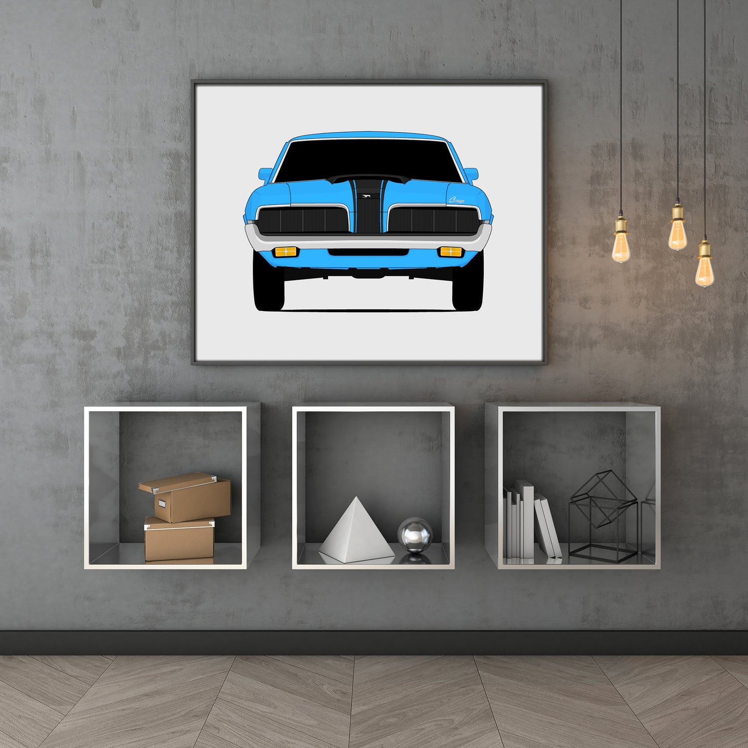 Mercury Cougar (1969-1970) 1st Generation Poster