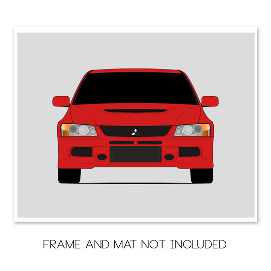 Mitsubishi Lancer Evolution IX CT9A (2005-2007) Poster