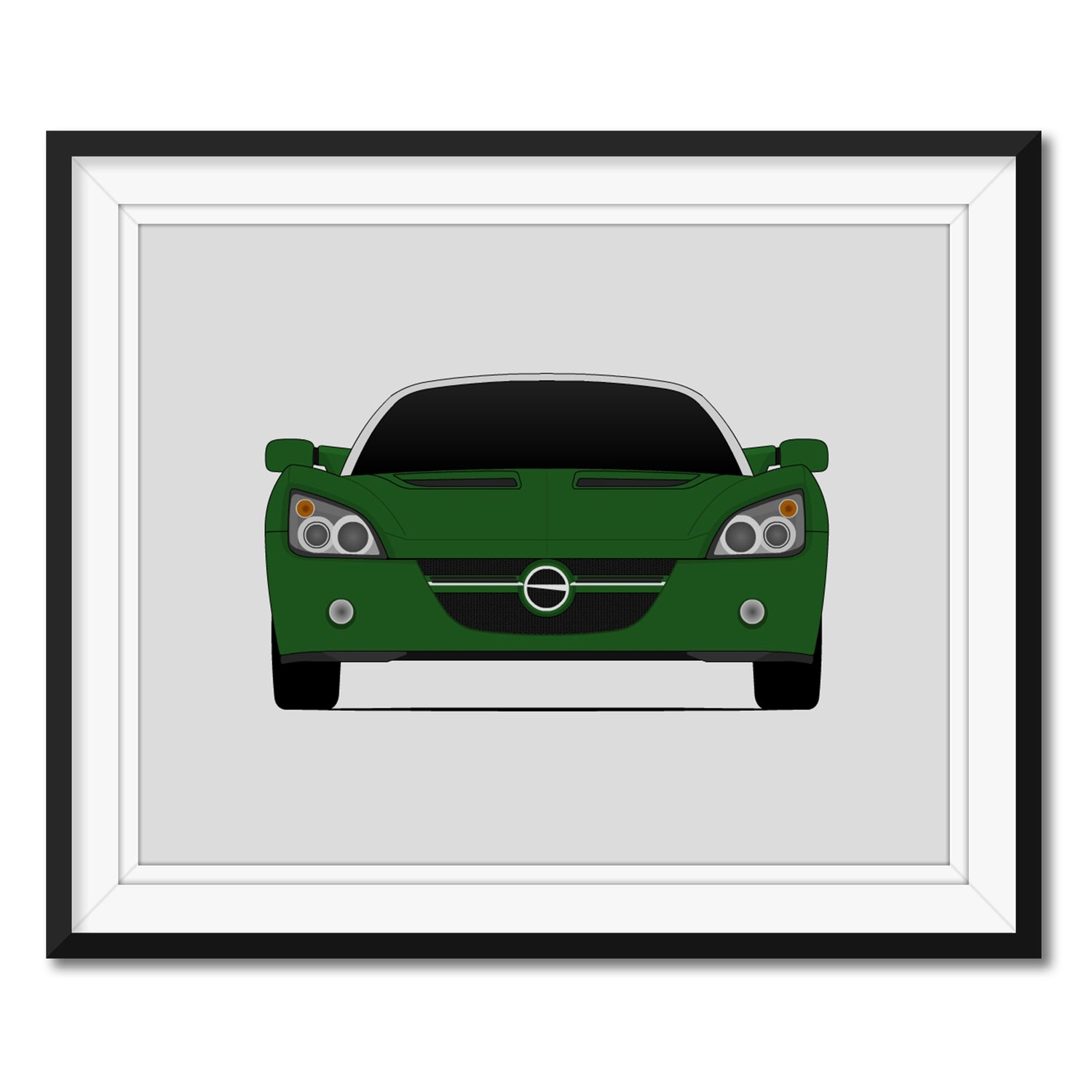 Opel Speedster Vauxhall VX220 (2001-2005) Poster