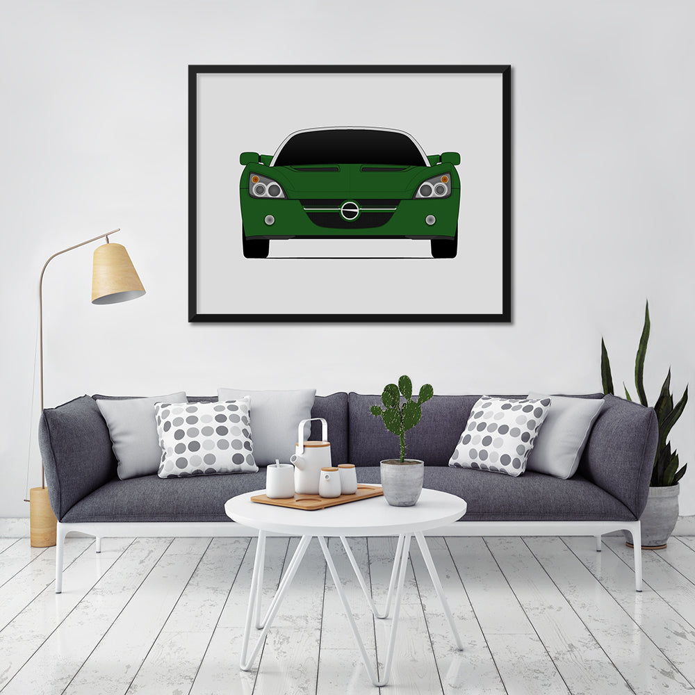 Opel Speedster Vauxhall VX220 (2001-2005) Poster