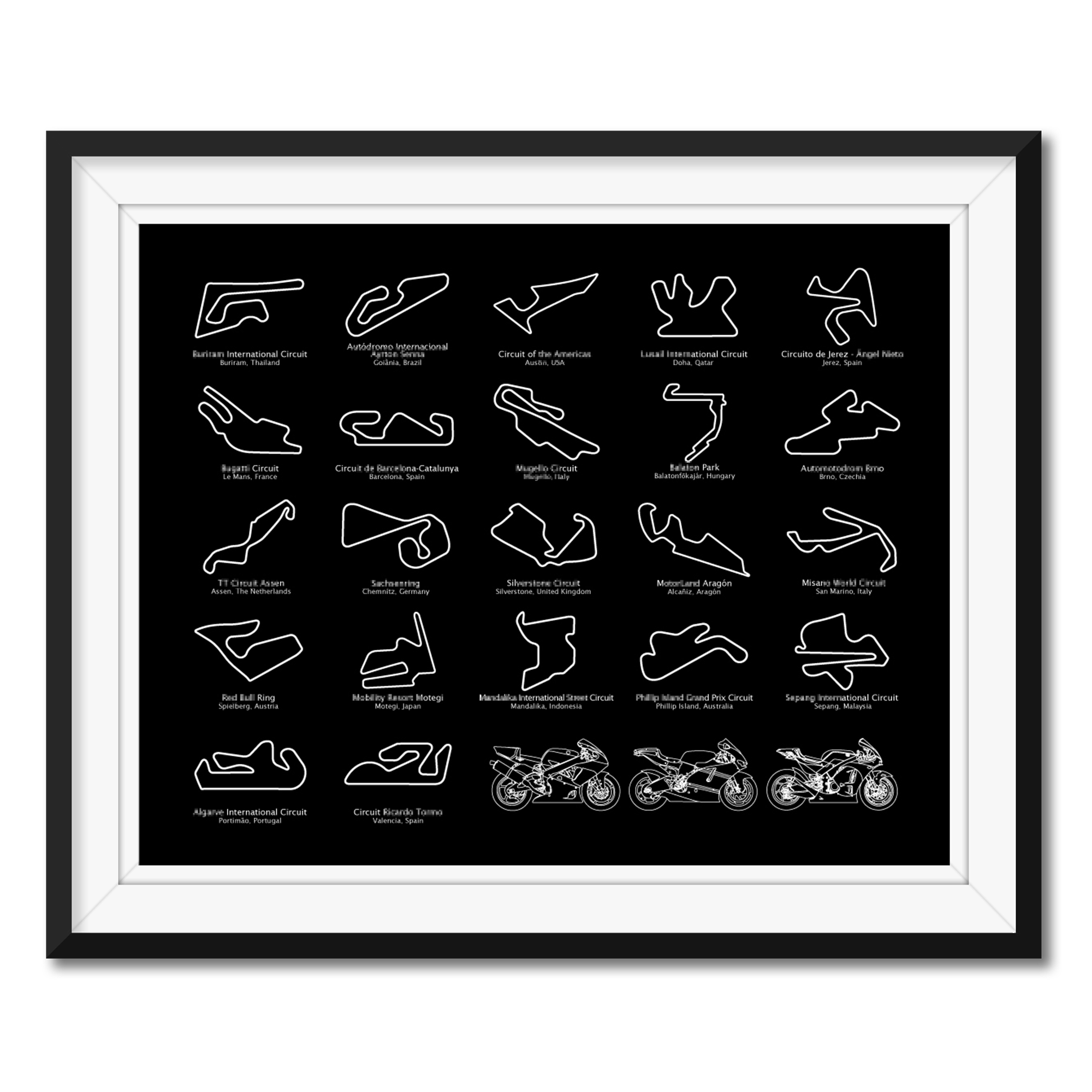 MotoGP 2026 Race Track Poster