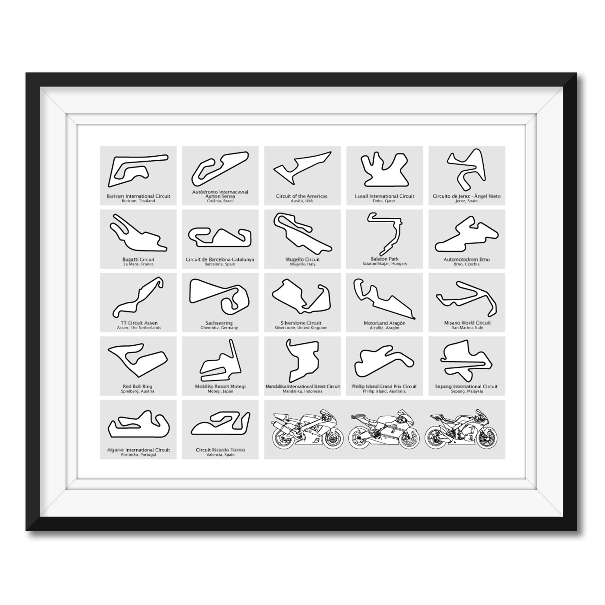 MotoGP 2026 Race Track Poster