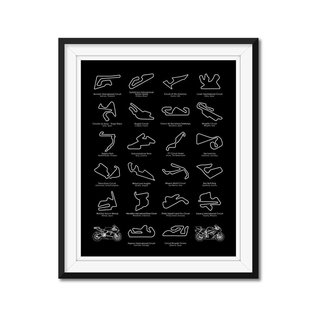 MotoGP 2026 Race Track Poster