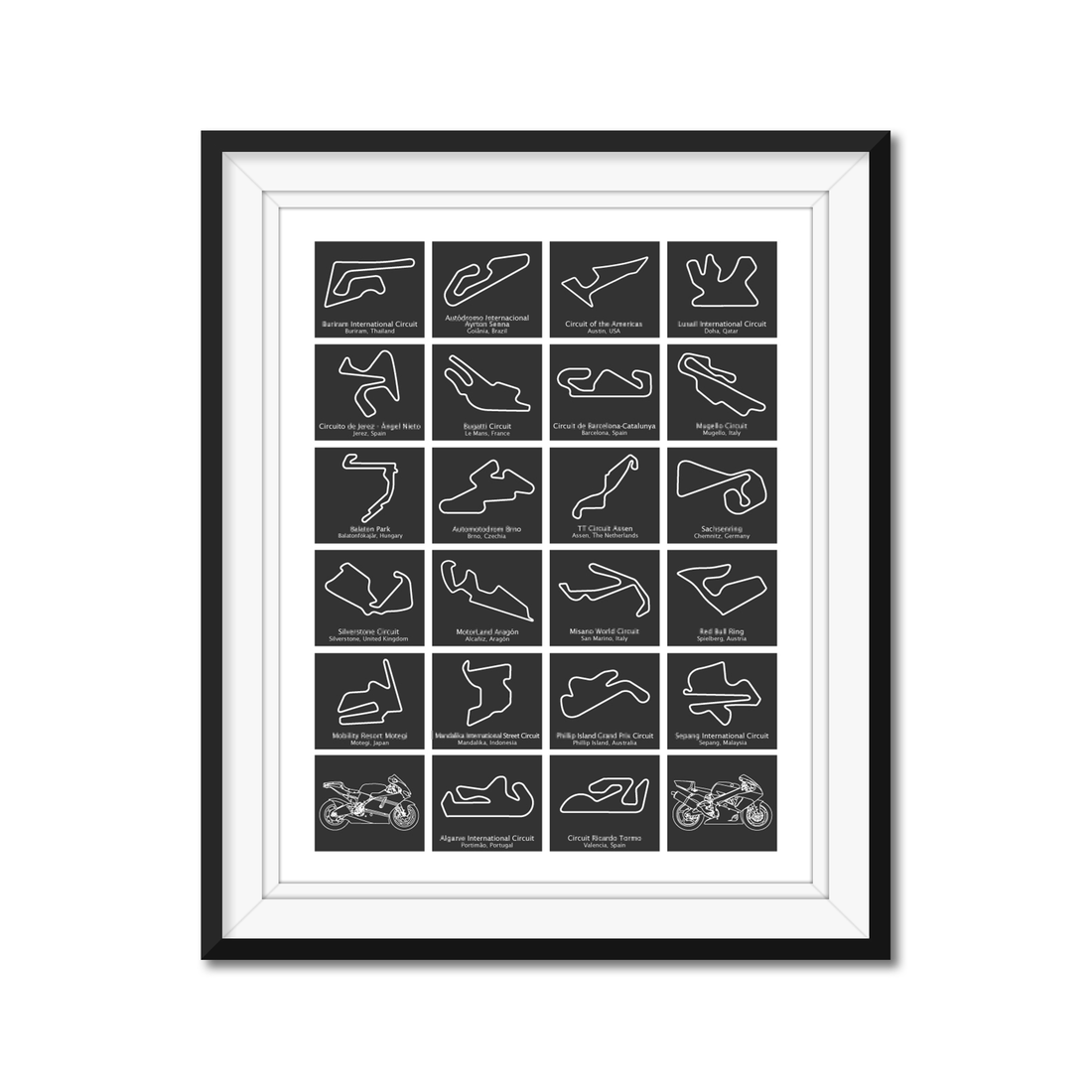 MotoGP 2026 Race Track Poster