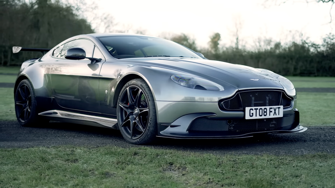 Custom Order: Aston Martin Vantage GT8 Front and Rear A2 Framed