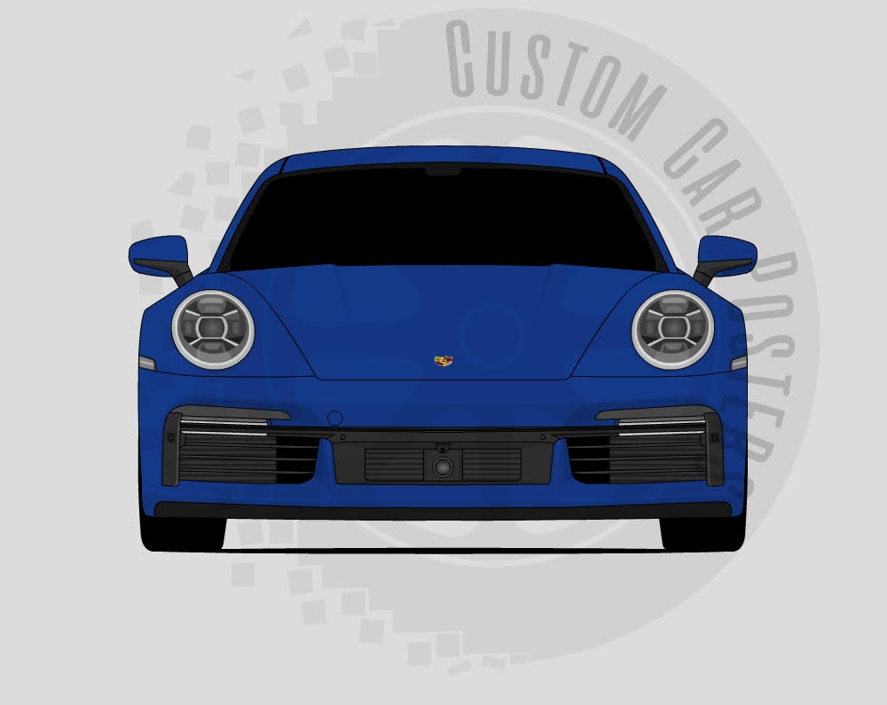 Custom Order: Porsche 992 (24x36 Metallic)