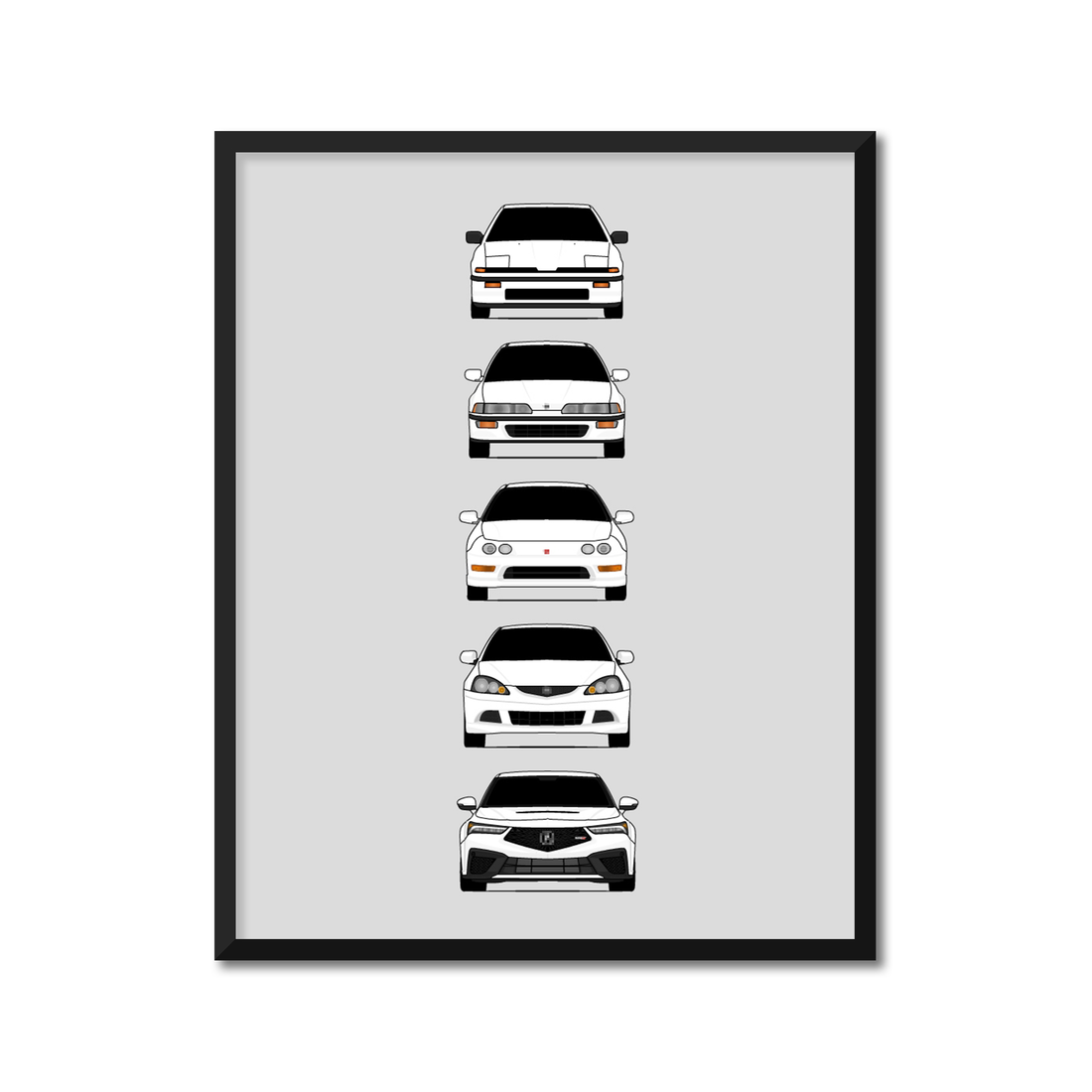 Customizable Version: Acura Integra Generations