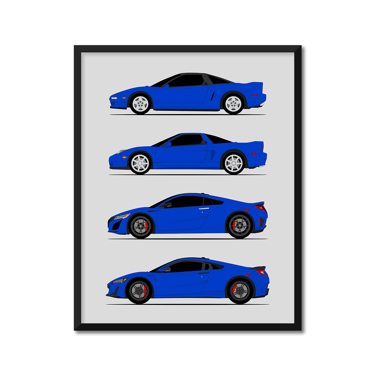 ILLUSTRATION 2014.2016.2017.2019.2021 5冊 Acura_NSX_Generations__Side_Pr