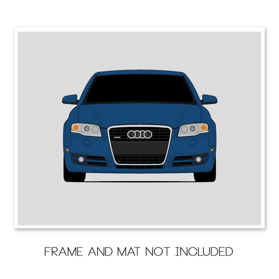 Audi A4 (2005-2008) B7 Poster