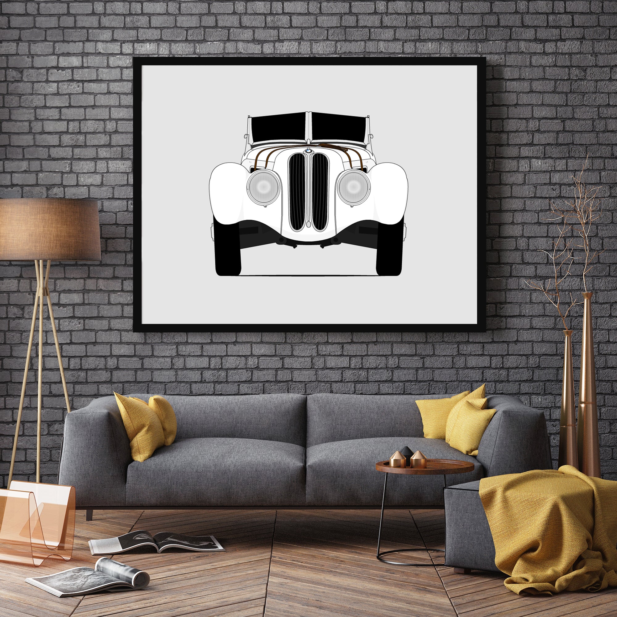 BMW 328 Roadster (1936-1940) Poster