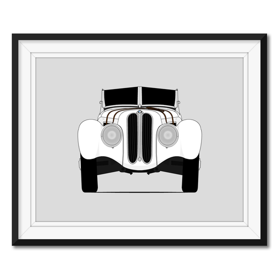 BMW 328 Roadster (1936-1940) Poster
