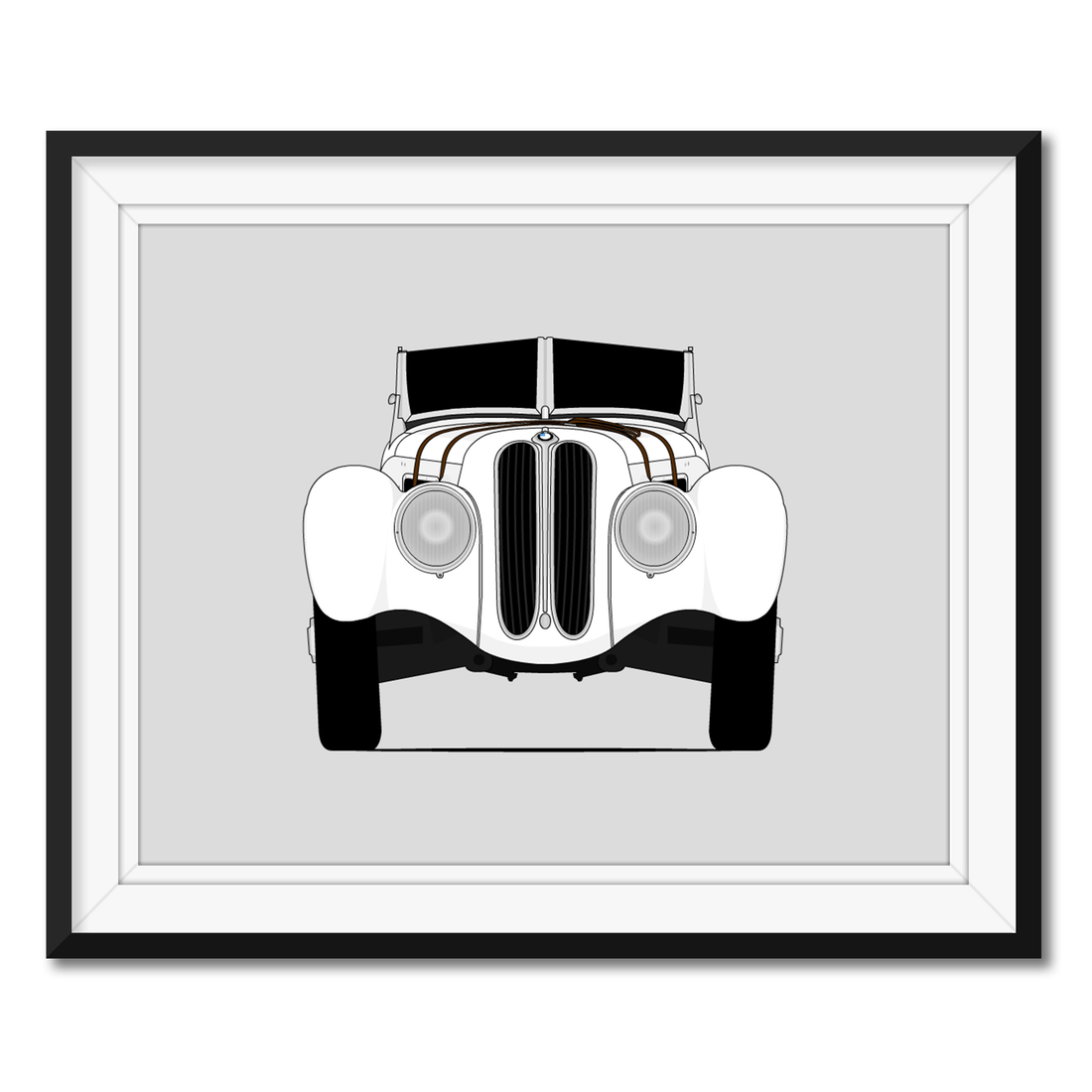 BMW 328 Roadster (1936-1940) Poster